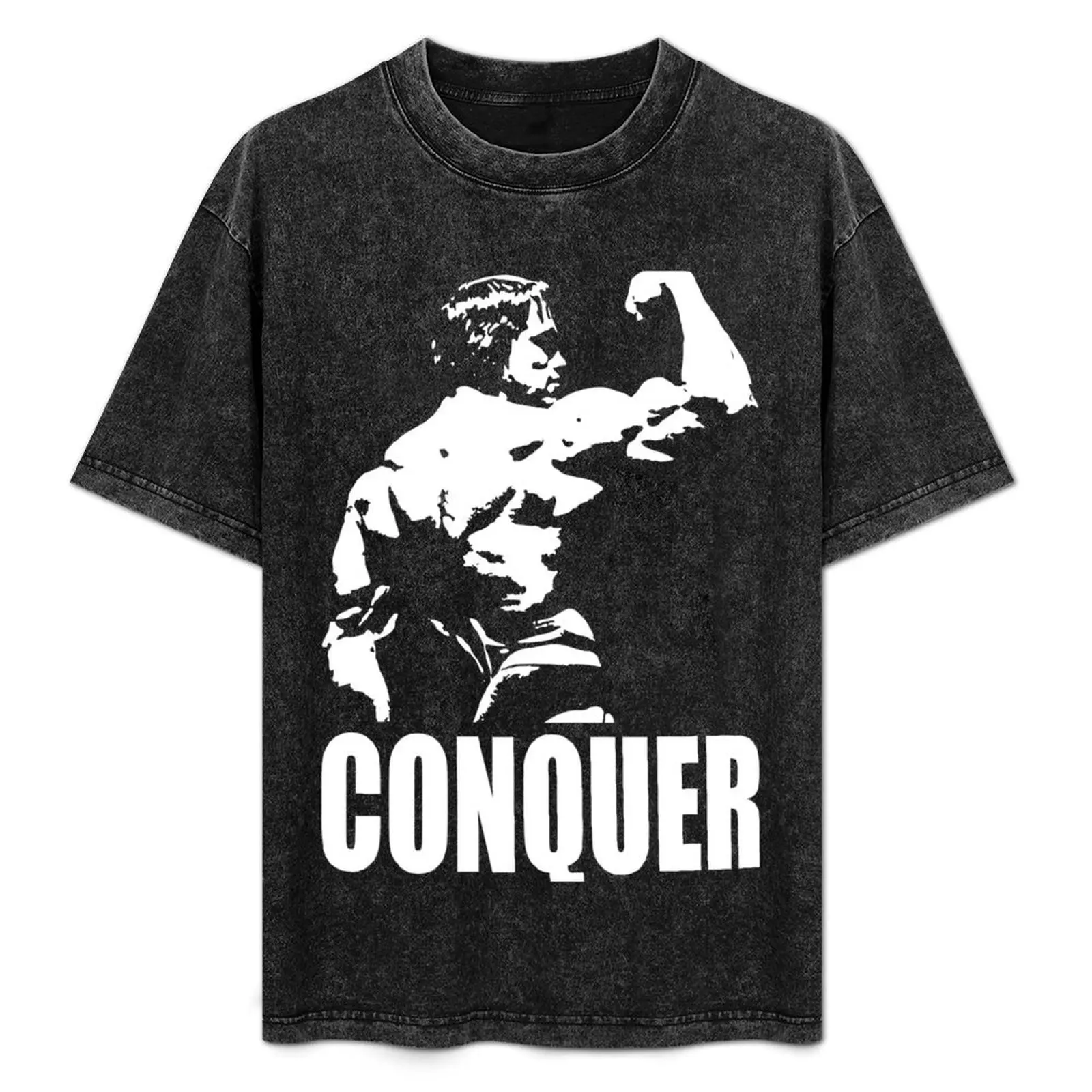 

CONQUER (Arnold Back Bicep Flex) T-Shirt oversized t shirt animal prinfor boys t shirts for men pack