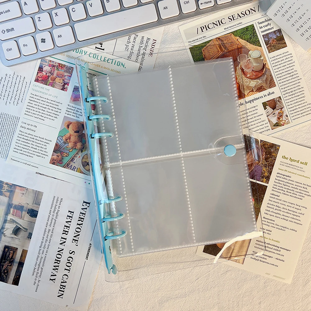 

10 шт. A5 сменные страницы для фотоальбома Polaroid открытка для сбора вкладышей с 6 отверстиями