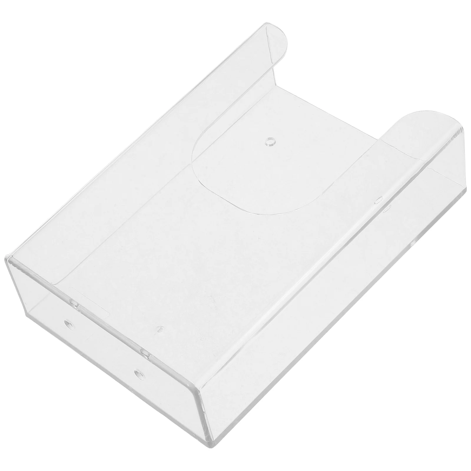 Magazine Rack Wall Mounted Clear Display Organizer Brochures Holder Desk Wall-mounted Office