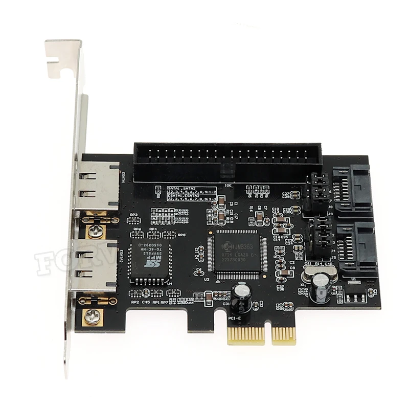 Internal IDE PATA & SATA 2.0 External ESATA PCIe RAID Controller Card PCI Express Expansion Adapter for Desktop