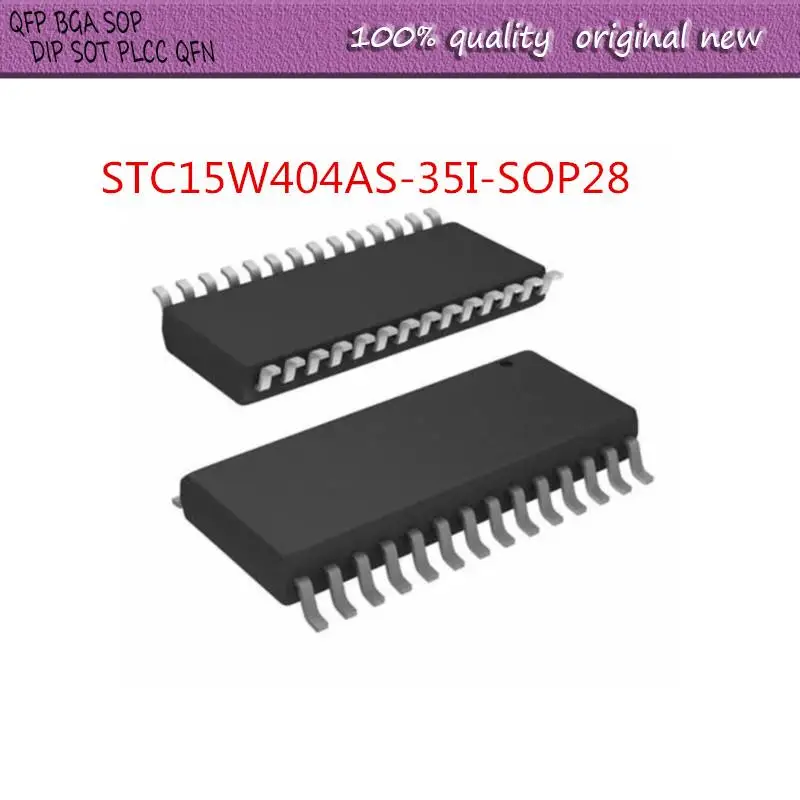 NEW  1PCS/LOT   STC15W404AS-35I-SOP28  STC15W404AS-35I  STC15W  STC15W404AS  15W404AS   SOP-28