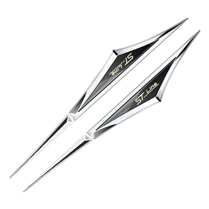2pcs 3d alloy car stickers car accsesories accessory for ford escape stline Vignale