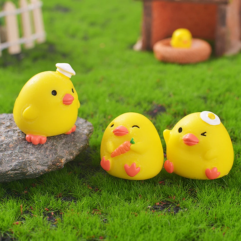 Kawaii Animals Resin Diy Home Decoration Figurines Moss Terrarium Landscape Accessories Fairy Garden Miniatures Room Decor