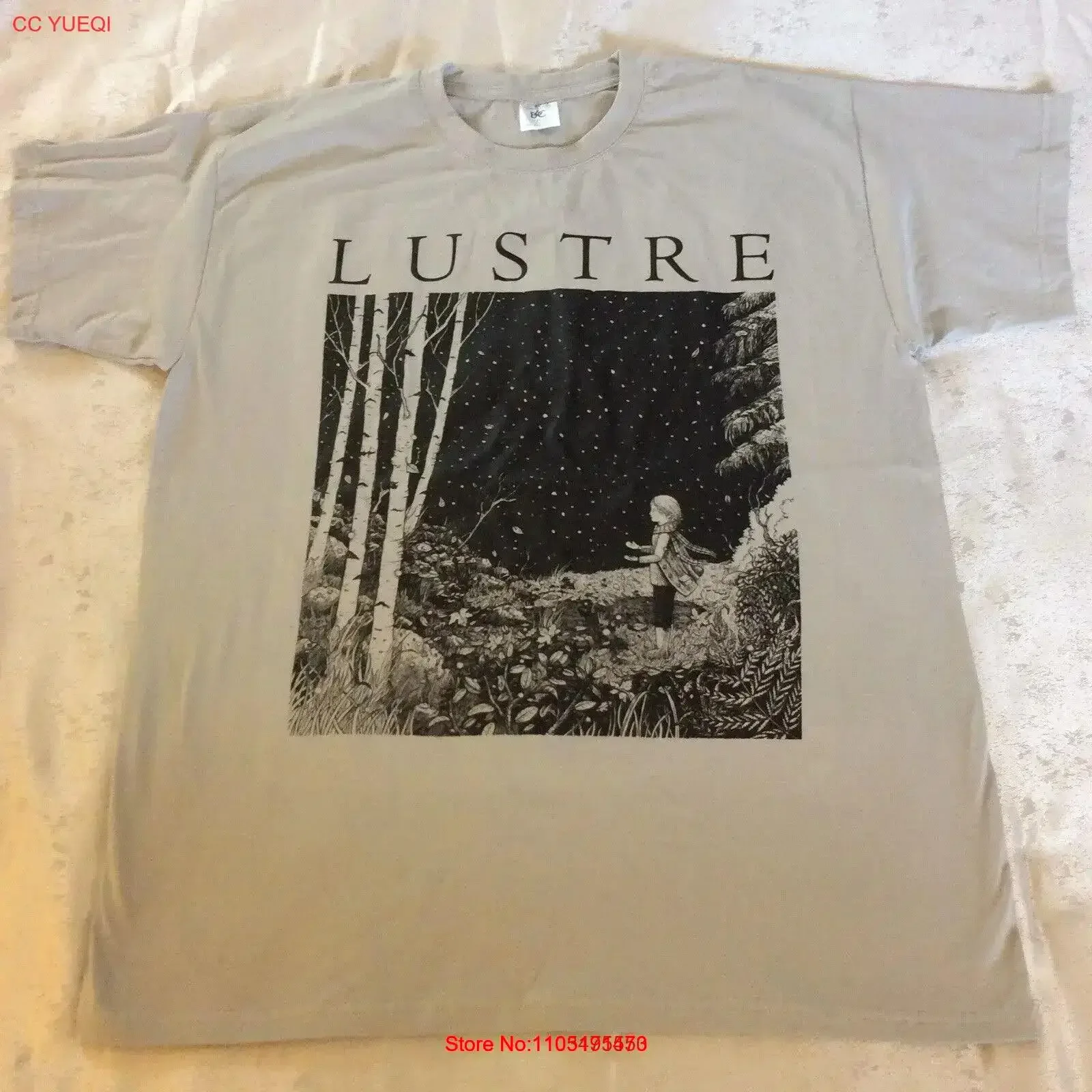 LUSTRE t-shirt XL le asme inquisition Urgehal Urfaust Empyrium vintage lavé légèrement graphique homme haut pour un usage quotidien