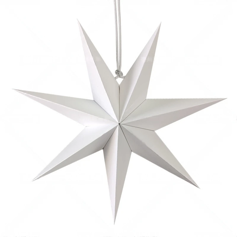 

45cm Hanging Paper Stars Christmas Home Decor Paper Flower Crafts for Wedding Kids Birthday Party Festivel DIY Decor