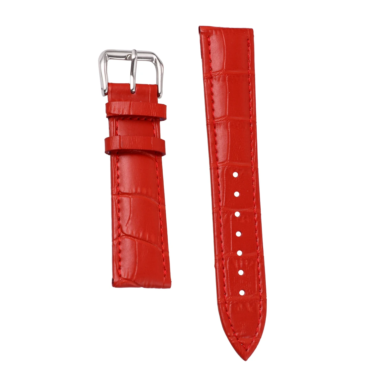 

12Mm Women Watch Band Replacement Fashion Wrist Strap Slim Elegant Design Comfortable Red Color Durable Watch Accessory