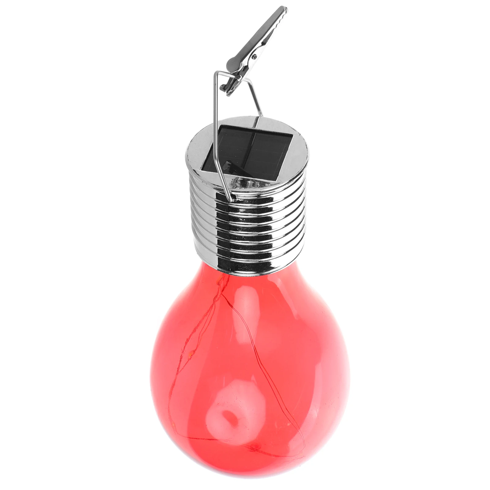 Eco Friendly Solar Powered Hanging Led Light Bulb For Outdoor Garden Patio Camping Shell Waterproof Lawn Lamp