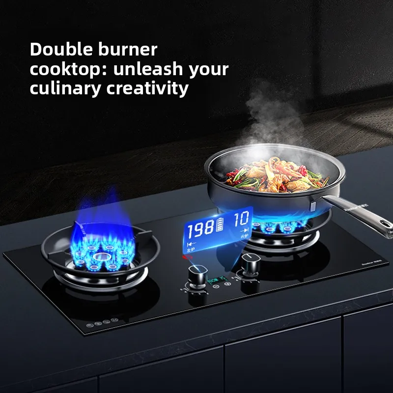 Gas stove Natural gas liquefied gas stove Household kitchen with dual-purpose fire stove