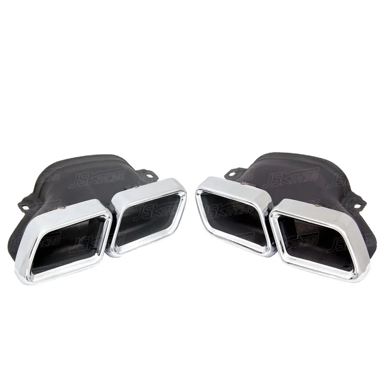 

AMG STYLE REAR BUMPER EXHAUST TAIL PIPE END TIPS for 2011-2014 C-CLASS W204 AMG C63