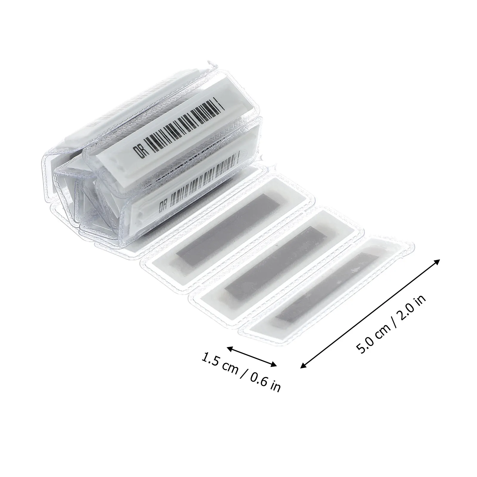 75Pcs Anti-Theft Labels Acoustomagnetic Waterproof Tags for Supermarket Goods Acoustomagnetic Anti-Theft Label Replacement