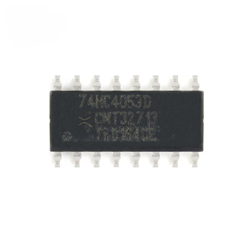 Original genuine 74HC4053D, 653 SOIC-16 three-way 2-channel analog multiplexer chip