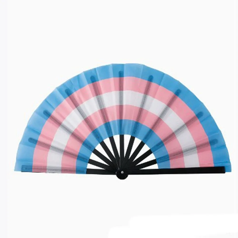 23/33 سنتيمتر الصينية تاي تشي اليوغا مروحة البلاستيك العظام 10 ألوان أداء الرقص المشجعين الكونغ فو مروحة Chinoiserie هدية حفل زفاف ديكور #1
