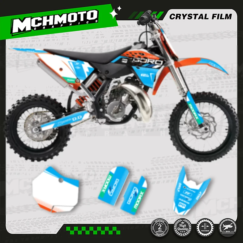 

MCHMFG Motorcycle Graphics Custom Decal Stickers Kits For KTM 2009 2010 2011 2012 2013 2014 2015 SX65