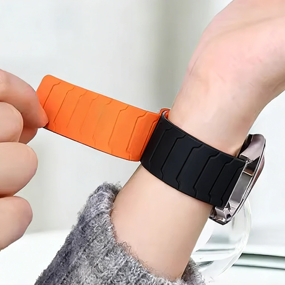 22mm Magnetic Band for Zeblaze Btalk 4 PRO 3/Vibe 8 7 Lite Silicone Loop Strap Replace Bracelet For Xiaomi Watch 5 S5 Accessorie