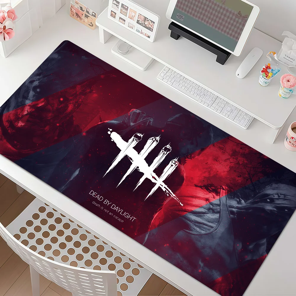Game D-Dead By D-Daylight Mouse Pad Anti Slip Rubber Edge Locked Thickened Laptop Gaming Desk Mat