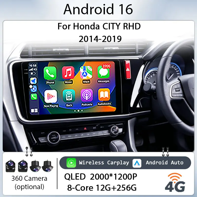 for Honda CITY RHD 2014‑2019 10