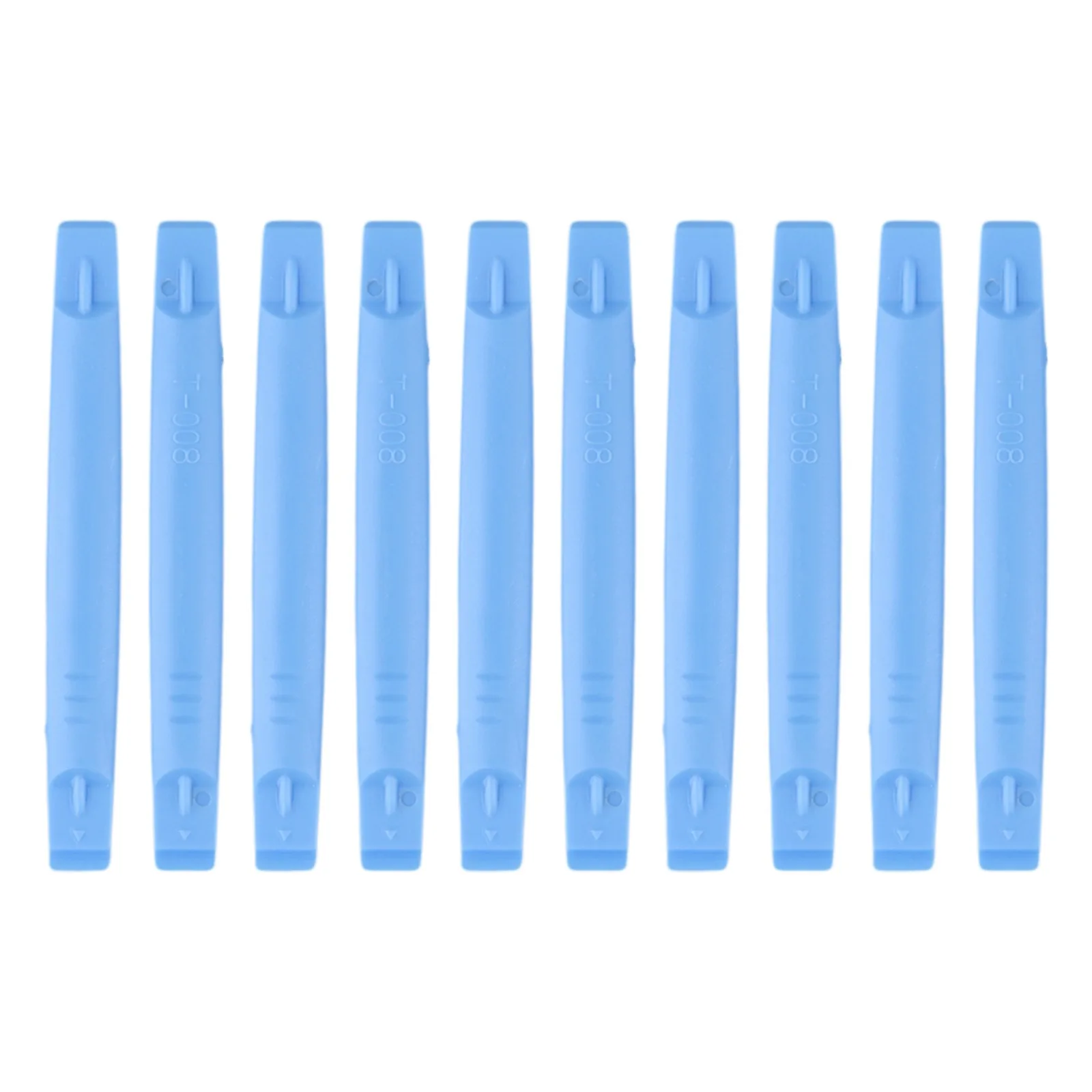 Ferramenta de abertura de plástico para reparar o telefone móvel, Pry Bar, Spudger, azul claro, 83mm, 10pcs