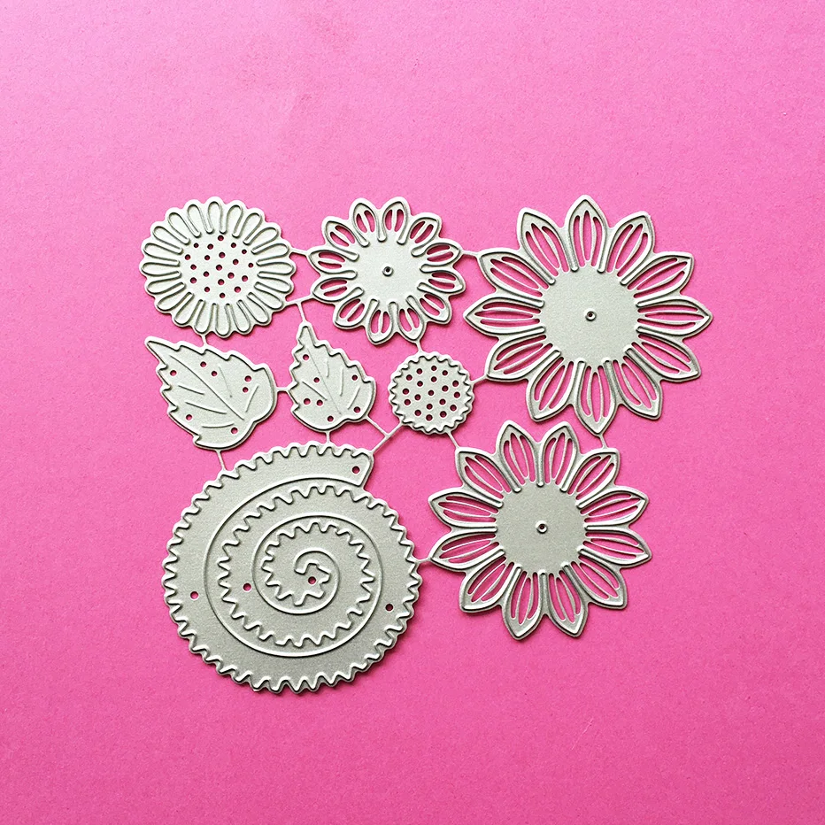 

Patchwork chrysanthemums Scrapbooking Cutting Dies Yiwu stock clearance DIY Paper gift Card Making metal craft Album