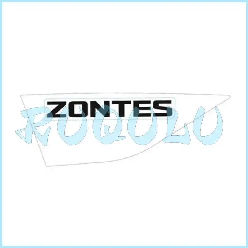 

Zt350-gk Water Tank Decorative Cover Panel Sticker (black/zontes/high Adhesive) 1210343-009000 / 1210343-010000 For Zontes
