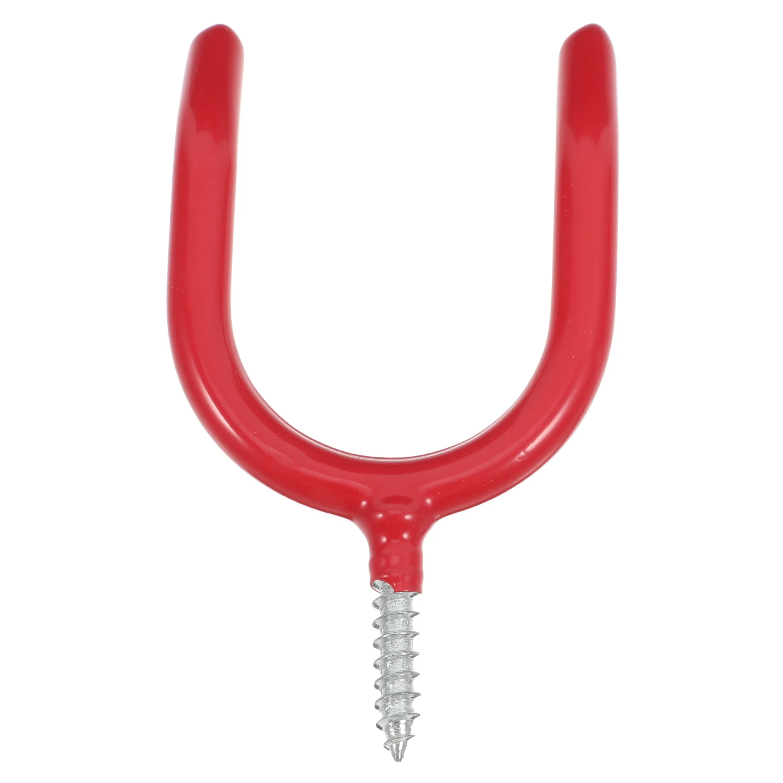 

U Shaped Heavy Duty Metal Hooks for Garage Wall Tool Storage Shovel Rake Hangers Vinyl Coated Utility Screw In Shed