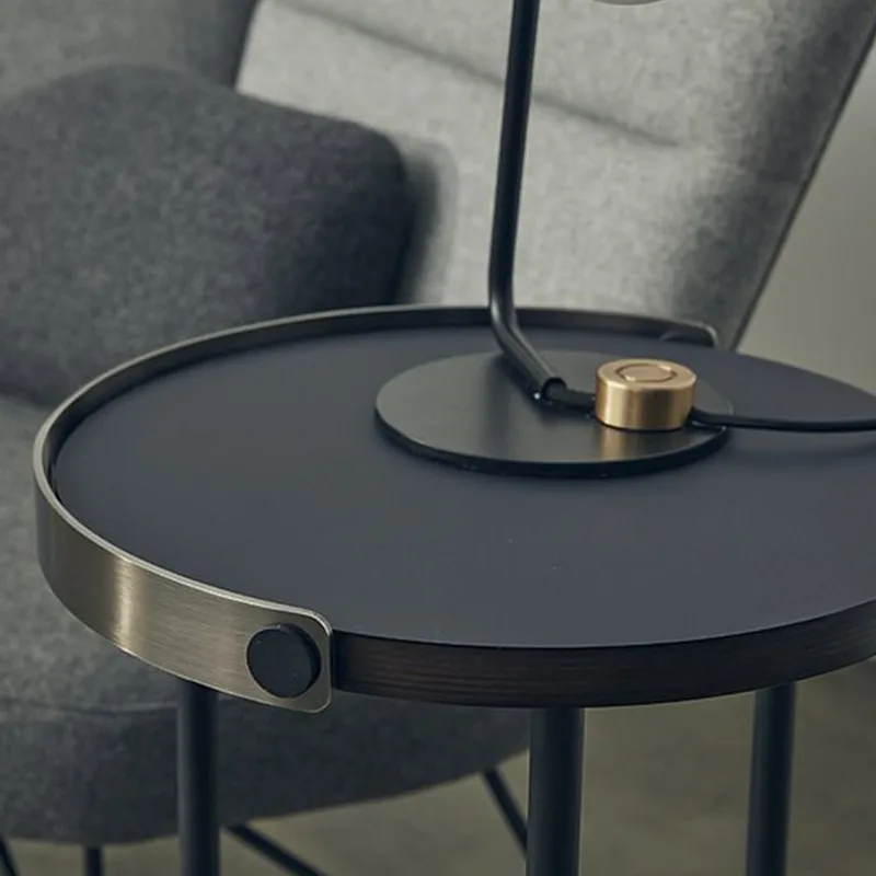 Tall copper rings, side table, living room, bedroom, study