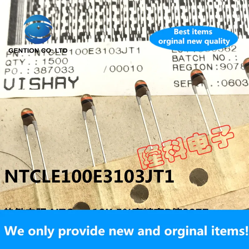 10PCS 100% New original NTCLE100E3103JT1 thermistor 103 VISHAY NTC 10K B value 3977 imported from Belgium