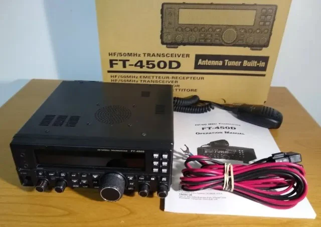 Yaesu ft 450 pés-450D uhf vhf talkie-walky 100km banda dupla