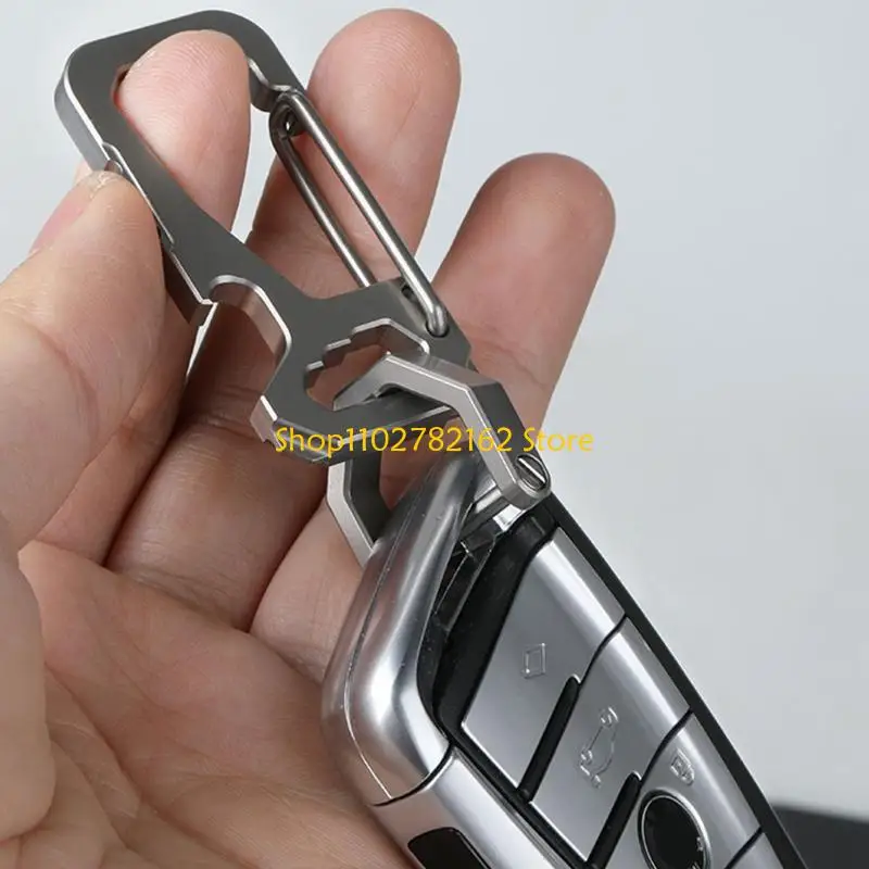 547B D Buckles D-Shaped Metal Hoop Replacement for Titanium Alloy D Ring Horseshoes Buckle DIY Accessories Easy to Use