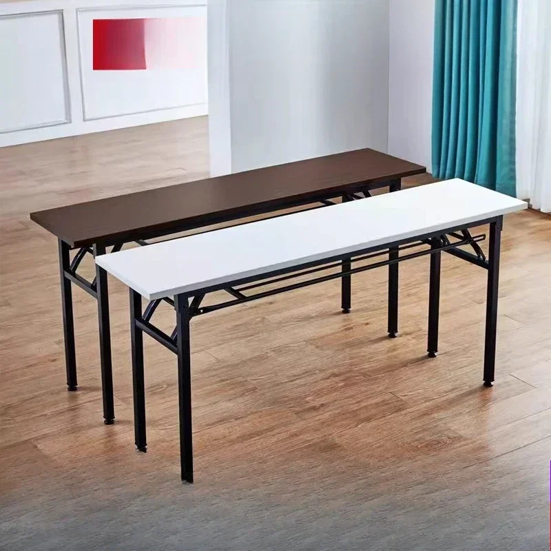 Simple folding conference, training strip, splicing, rectangular table, study desk, stall manicure