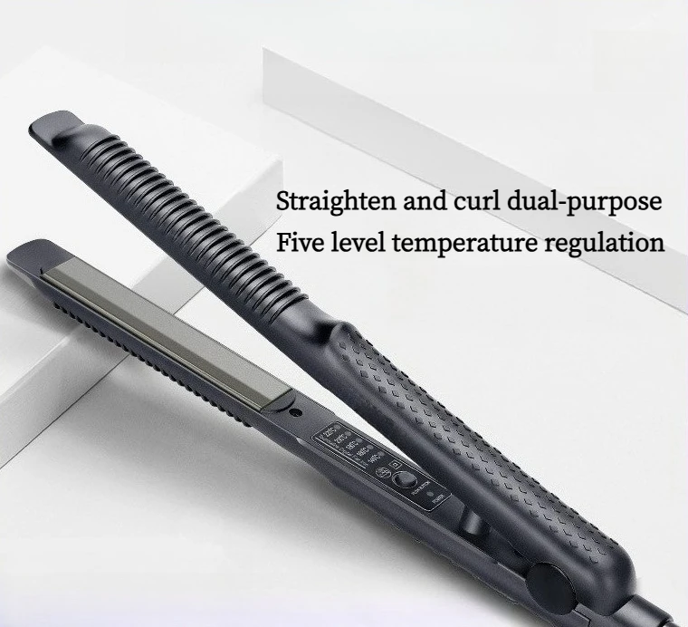 

Portable curling iron, hair straightener, short hair straightener, perm iron beard, curved electric splint, men's home