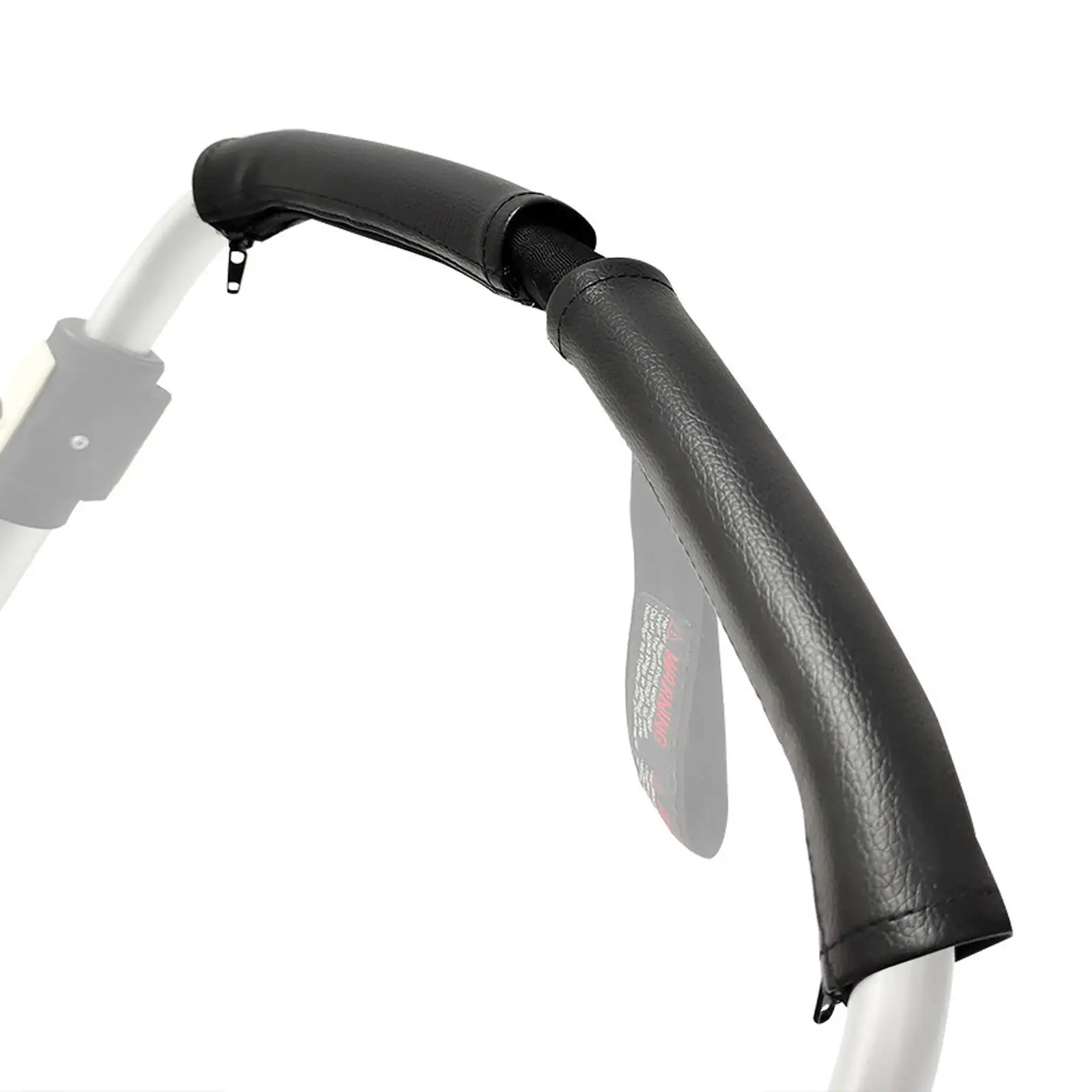 

PU Leather 1 Pair Handle Cover Stroller Handle Cover for Infant Toddler Pram