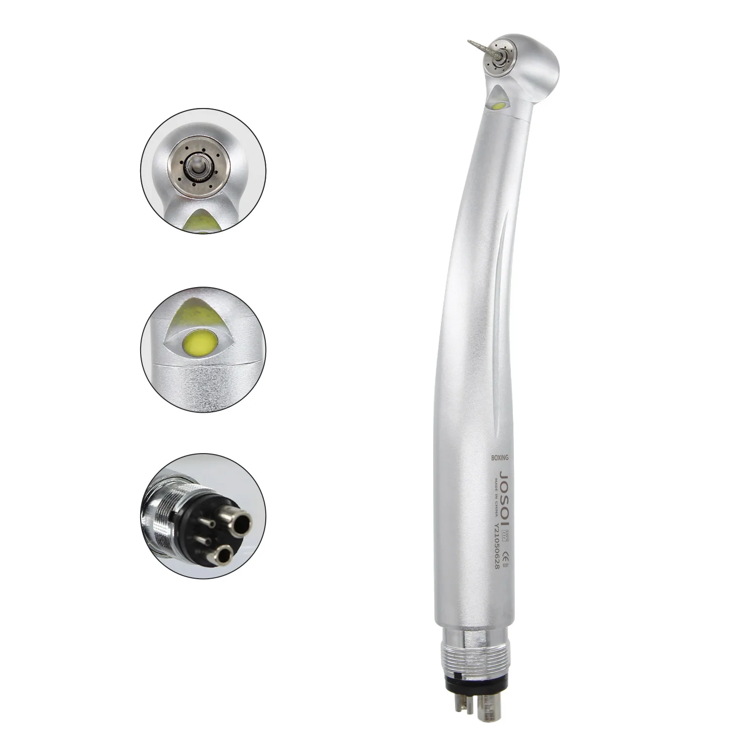 Never dead LED 2.0 Dentals handpieces turbina led 4 water spray dentals handpiece with LED light high speed dentals handpieces