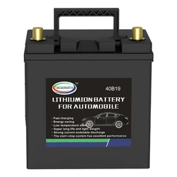 40B19L/R LiFePO4 Battery 12V Lithium Phosphate Ion Battery 680CCA Size-196*127*202mm LiFePo4 Battery For Car Auto Automobile