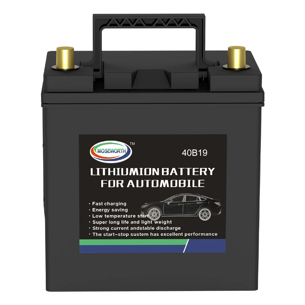 Car Battery 12V LiFePO4 Battery for Caravan Replacement Automotive Batteries 20Ah CCA680 Bateria Para Carro Carsakumulator