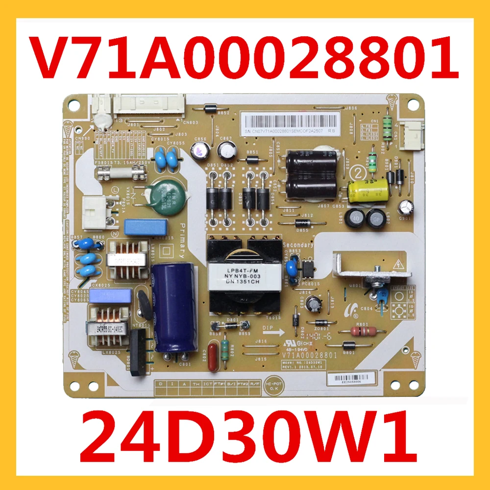 

V71A00028801 24D30W1 Power Supply Board for Original Power Supply Card 24D30W1 REV1.1 V71A00028801 TV Accessories Power Board