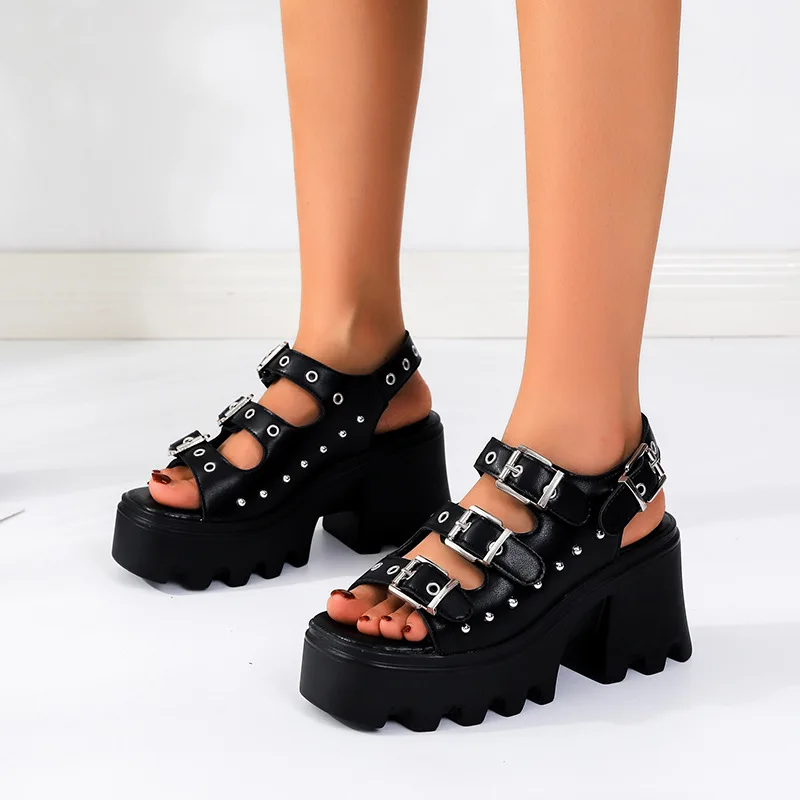 Beige Heeled Sandals 2024 Women\'s Increasing Height Ladies Shoes Summer Black New Elastic Band Girls Fashion Comfort Clogs Spor