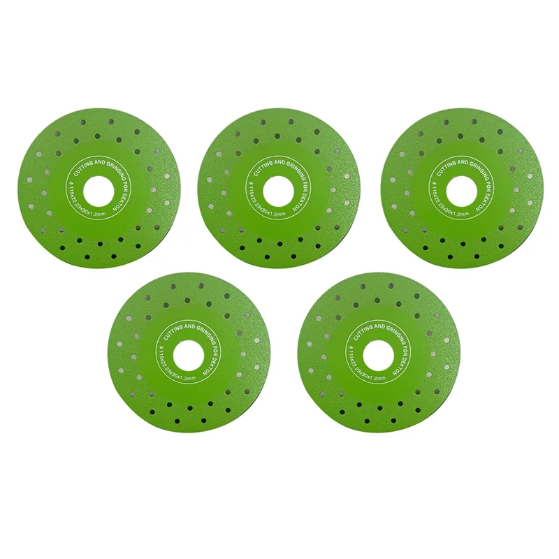 

Ultra 5PCS Superthin Tile Cutting Disc 115Mm Diamond Marble Saw Blade Porcelain Glass Granite Jade Grinding Wheel Disc