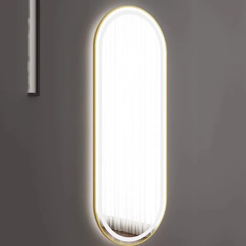 Led Light Bathroom Mirror Irregular Living Room Body Luxury Mirror Bedroom Large Espelho Grande Para Quarto Bedroom Decor image 4