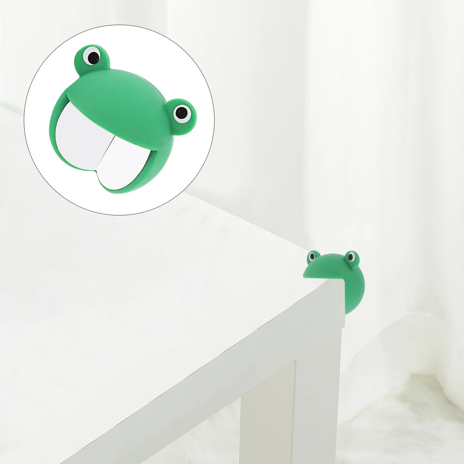 

4Pcs Cartoon Silicone Corner Guards Strong Sticky Easy to Use Remove Baby Safety Protection for Home Office School Furniture