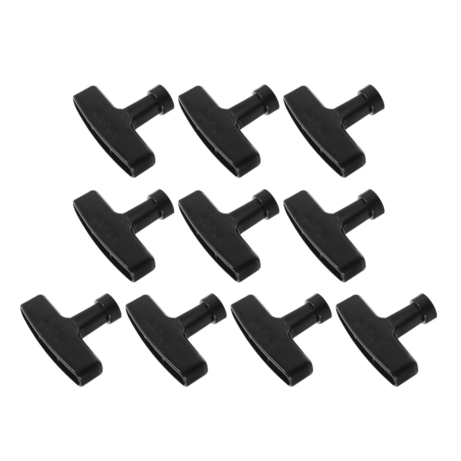 

10pcs Start Starter Handle Pull Start Handle Engine Lawnmower Generator Sprayer Durable Plastic Replacement Part