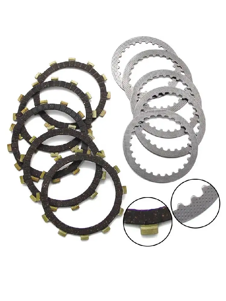 Kupplungsreibungs-Stahlplatten-Kit 21441‑12010 21451‑23000 für Suzuki AX100 A100 AX115 TS100 TC100 RV90 TS90 TM75 AC100 AS100 – Detail 1