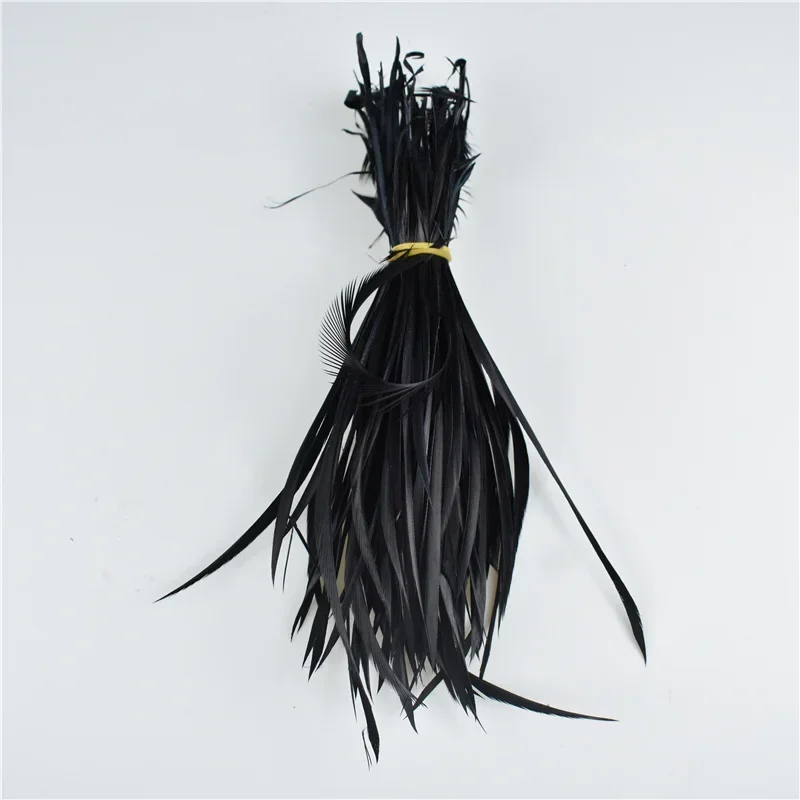 20 Stück Gänsefedern für Haaraccessoires, zum Basteln, für DIY-Schmuck, zur Dekoration von Kleidung, für Karneval, für Traumfänger, zum Nähen und für Handarbeiten. – Detail 8