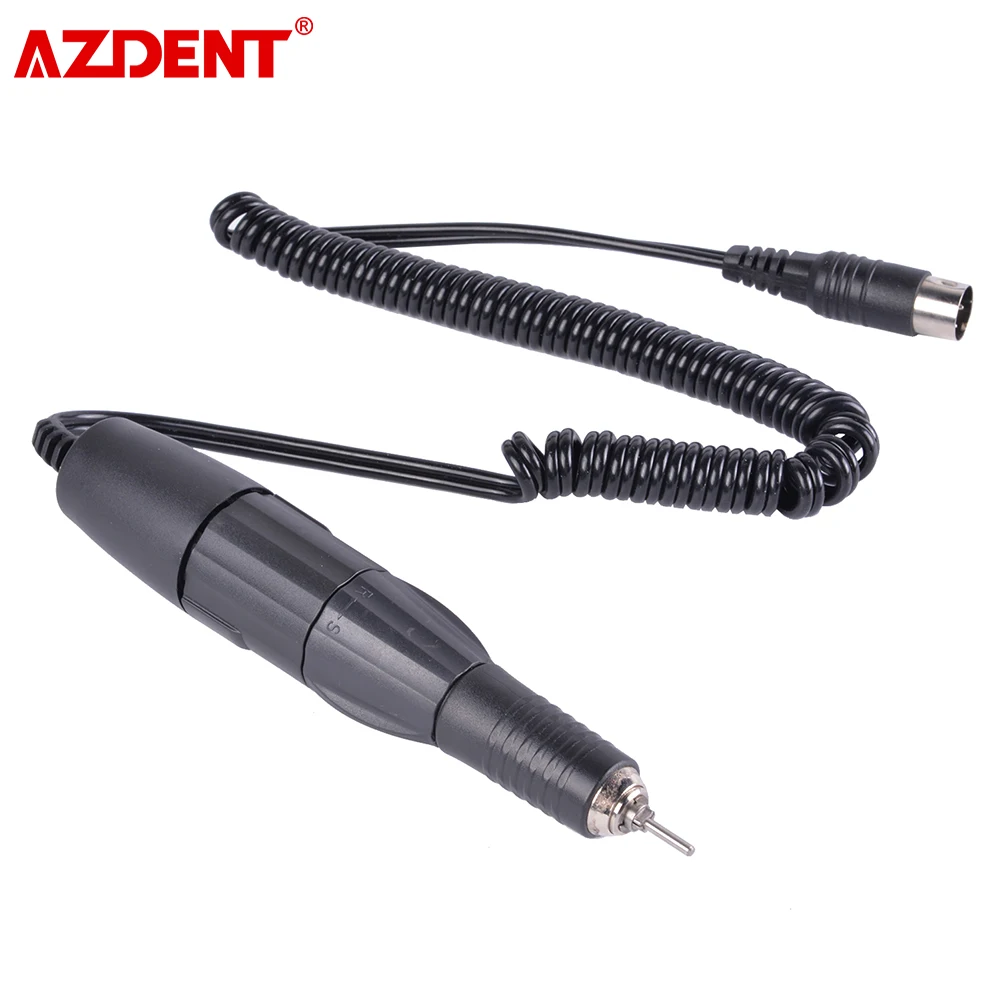 AZDENT Dental Polishing Micro Motor Handpiece 35000RPM Suit for 2.35mm Bur for Marathon Micromotor Machine Dental Lab Polisher