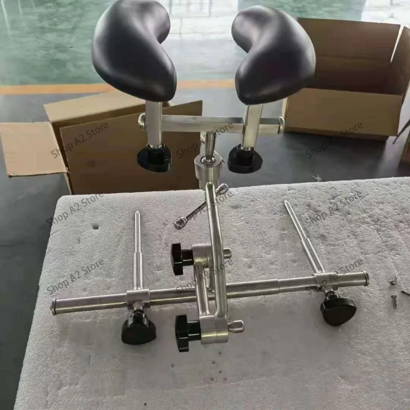 3/4-Pin Skull Clamp Multi-functional Neurosurgical Headrest System, Universal Head Fixator for Cranial Surgery Operating Table
