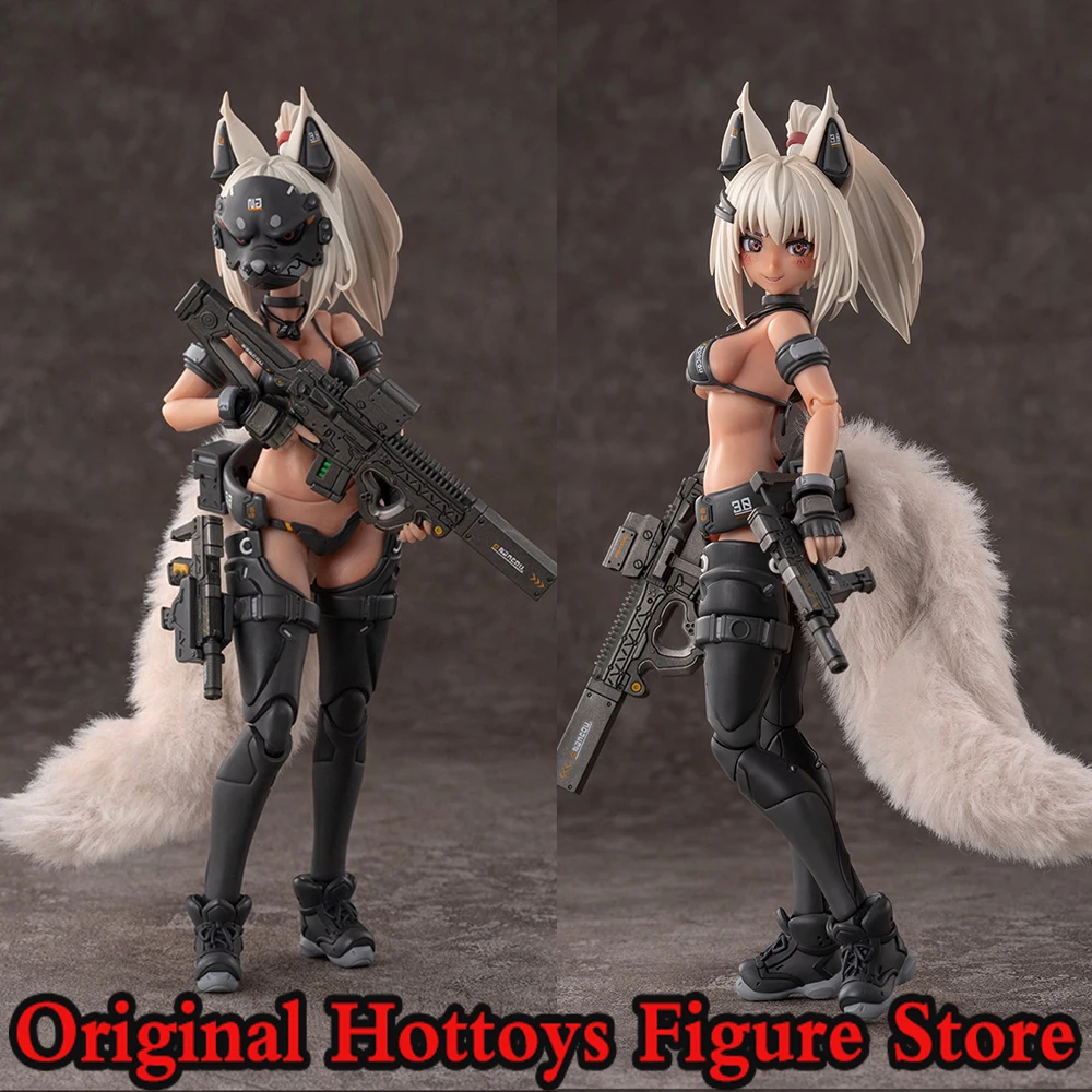 Snail Shell RA-04 1/12 Scale Female Soldier Cute Fox Girl Swimsuit Version Full Set 6-inches Action Figure Model Doll Gifts