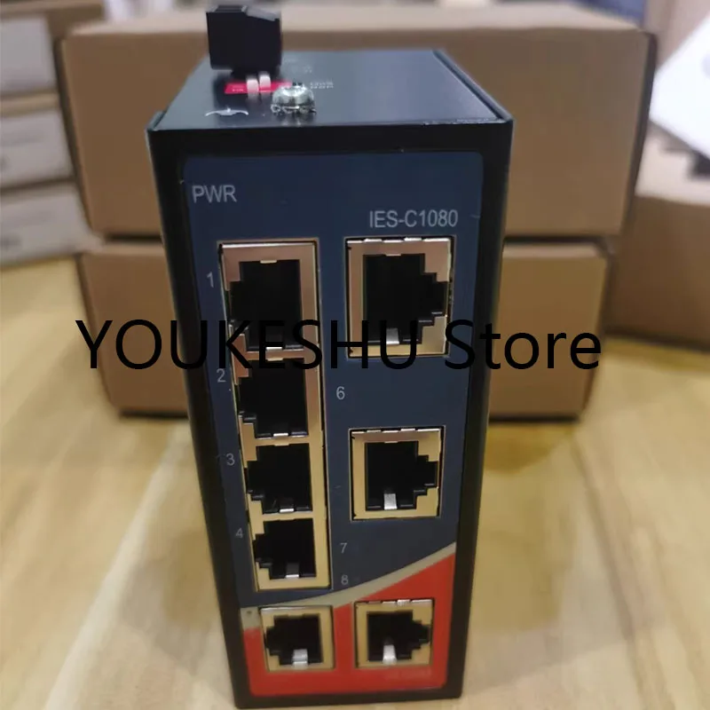 

Brand New Original IESC1080 Industrial grade switch 8-port 10/100Base-T (X) port non managed stable and durable IES-C1080