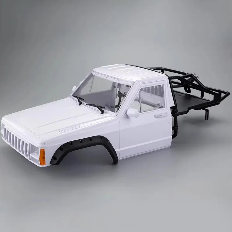 1/10 Scale Crawler Truck Semi-Truck Body Shell Nylon Rear Cage Frame Rear Bumper Roll Bar TRX4 SCX10 90046