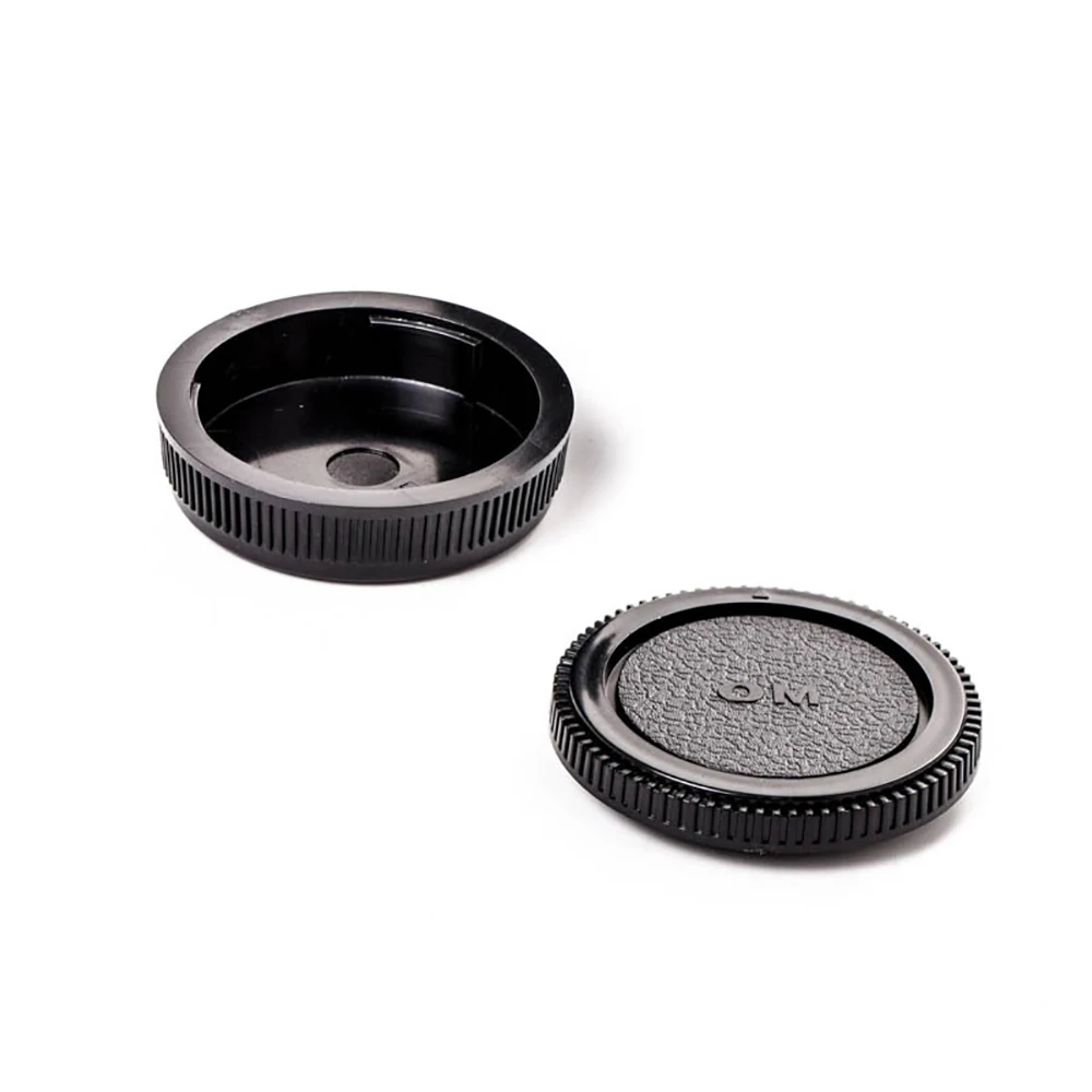 For OM Mount Rear Lens Cap/Camera Body Cap Set Cover Protector For Olympus Four Thirds 4/3 mount OM43 E620 E520 E410 E5