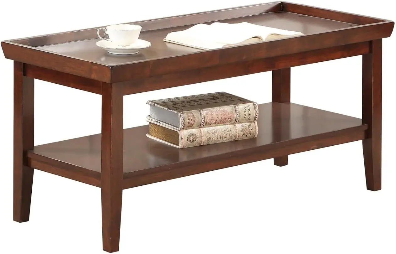 Ledgewood mesa de centro con estante, Espresso