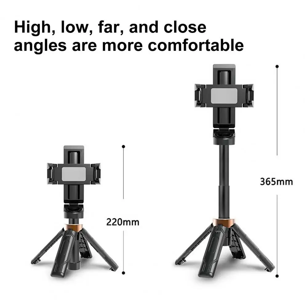 Мини-палка для селфи, вращение на 360 градусов, Bluetooth-палка для селфи с дистанционным управлением для регулируемой высоты, селфи, видеоблогов